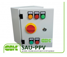 Шкаф управления вентилятором SAU-PPV-(0,10-0,17) 380 мм